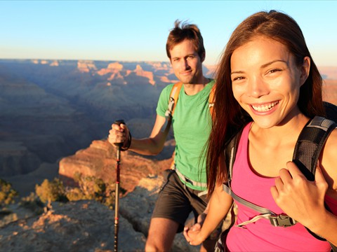 bigstock-Couple-hikers-in-Grand-Canyon--41035897